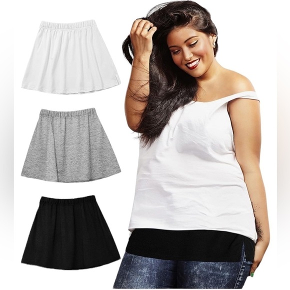 Shirt Extenders 3pk Woman’s Size 3X White/ Black/Grey Balle… Cover your butt😊 - Picture 12 of 15